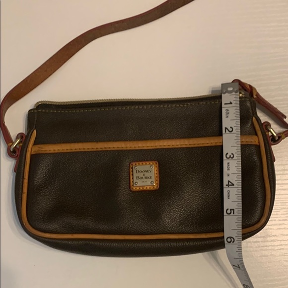 Dooney & Bourke Brownand Tan Leather Shoulder Bag - Picture 9 of 12